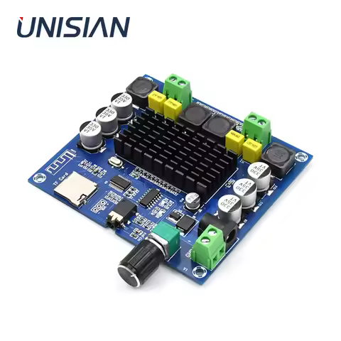 UNISIAN TPA3116 Audio Power Amplifier Board Class-D Digital TPA3116D2 2.0 Channle 2x100W Amplifiers 
