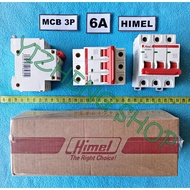 Mcb 3 Phase 6A HIMEL SNI