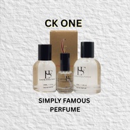 Simply Famous - CK ONE inspired perfume for man simply famous Malaysia ORI SIMPLY FAMOUS