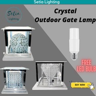 Outdoor Gate Pillar Light Lamp Weatherproof Modern New Design lampu Pagar Tiang Luar 户外柱子柱头灯