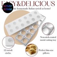 Ravioli Maker Press Mold Potsticker Meat Dumpling Maker , Ravioli Stamp Pasta Making Kit Pasta Makin