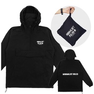 RCKLS. Jacket Cagoule Waterproof Vitality Black | Anorak Minimalist Rules Men's Jacket