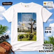 BRUNEI Souvenir T-SHIRT BRUNEI 10TAG made of 24s combed cotton