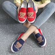 New Korean Fashion Woman Canvas Flat Shoes Gold Silvery  Sneaker Shoes