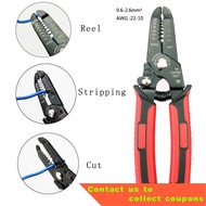 🌠 Cable Wire Stripper Cutter Peeling Pliers Multitool Automatic Adjustable Crimping Tools crimper Terminal 0.2-6mm2 AWG2