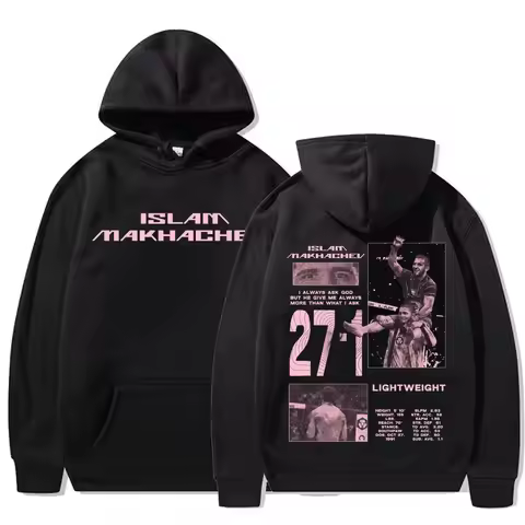Limited Islam Makhachev Vintage Graphic Hoodies Men's Harajuku Fashion Classic Sweatshirts Casual Fl