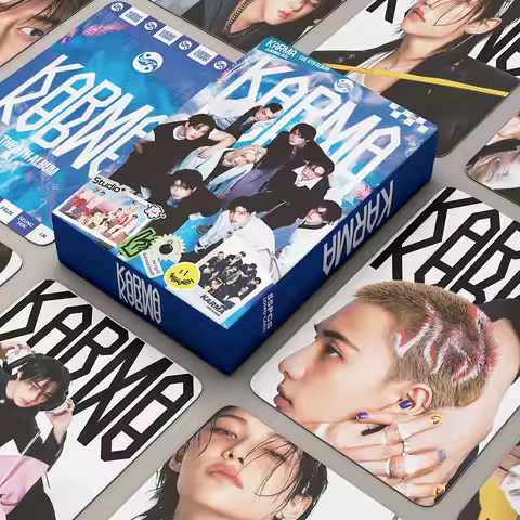 NEW SKZOO Boy's new album KARMA new regular album postcards LOMO small card peripheral cards collect