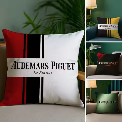 Audemars Piguet Pillow Case Anti-dustmite Pillowcase Invisible zipper silky short plush Sofa cushion