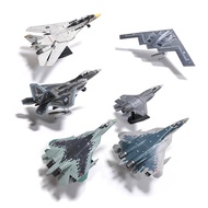 DIY Creative Military Series Building Blocks F14 Multi Purpose Supersonic Fighter F-22 SU-57 B2 Bomb