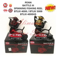 RESTOCK PENN BATTLE III SPINNING FISHING REEL BTLIII 3000 4000 4000HS 5000 6000 6000HS BATTLE 3