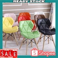 Eames chair emmi chair Modern chair Dining Chair PU Minimalist Vintage lounge Chair kerusi makan rua