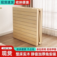 Single Bed Solid Wood 1m 1.2m Home Office Adult Small Bed Simple Lunch Break Bed Folding Bed Sleepin