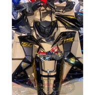 rs 150 coverset honda rs 150 r stripe chrome carbon