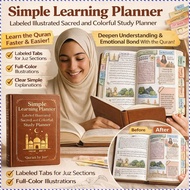 Quran Study Planner/Illustrated Guide【Easy】For Students/Self-Learning