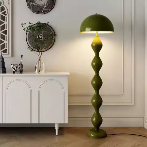 Scandi macaron Floor Lamp Simple dimmable mushroom lamp Living Room Exhibition Hall Designer Sofa si