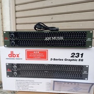 DBX 231 STEREO EQUALIZER 2x31 BAND SOUND FILTER