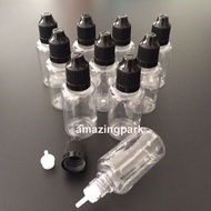 10 Pcs 30ML Empty Plastic Squeezable Dropper Bottles Eye Liquid Dropper PET