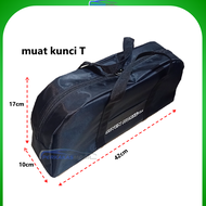 Tas Perkakas Multifungsi Hitam Premium Tukang Bangunan/Kayu Toolbag Teknisi Listrik /Bengkel Motor M