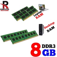 DDR3/DDR3L/ Mix Brand 8GB Memory RAM  Laptop &  Desktop RAM For Intel DDR3 Motherboard