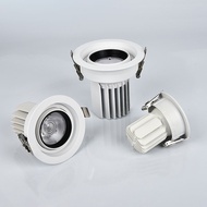 Embedded COB Bull's Eye Spotlight 360 Degree Rotating Ceiling Gypsophila Spotlight Adjustable Angle 