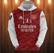 XZX180305   Arsenal f.c All Over Printed 3D Hoodie 18