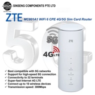 ZTE MC801A1 WiFi 6 CPE 4G/5G Sim Card Router [Order Model: MC801A1 ]