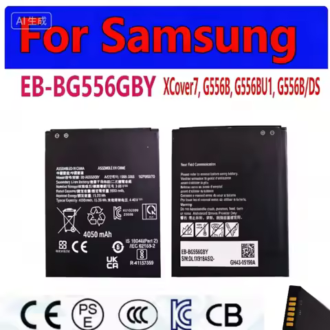 1-10pcs Original Battery EB-BG556GBY 4050mAh Battery for Samsung Galaxy!XCover7 G556B G556BU1 G556B/