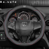 【Ax.safe】Honda Steering Wheel Cover Civic Fit Freed Stream Shuttle Jazz City HR-V CR-V Vezel Steering Wheel Cover car accessories Spot Universal