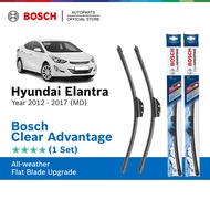 Bosch Clear Advantage U Hook Wiper Set for Hyundai Elantra MD (26"/14")