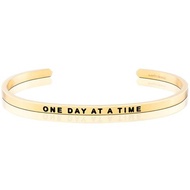 Mantraband悄悄話許願手環- One day at a time 隨遇而安