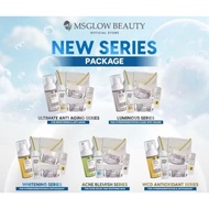 (Free Dte mini 30 ML) NEW MS GLOW SERIES PACKAGE - ACNE - WHITENING - WCD - ULTIMATE - LUMINOUS - MS