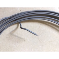 10 meters of 4mm gray stainless steel wire - multi-purpose plastic-coated steel wire