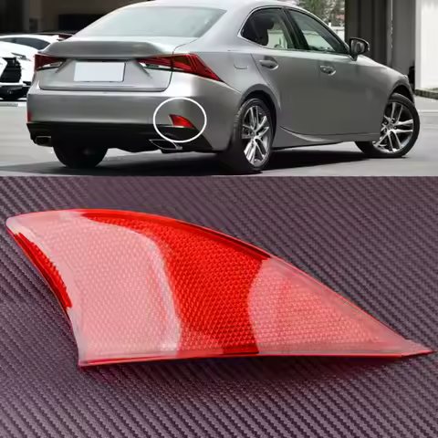 Red Right Rear Tail Bumper Reflector Singal Light Lamp ABS Fit for Lexus IS200T IS250 IS300 IS350 Ba
