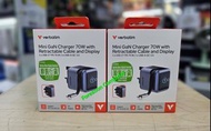⭕️🌟全新行貨🌟⭕️Verbatim Mini GaN Charger 70W, Display, USB-C cable, fixed UK Plug 31866 🌟⭕️