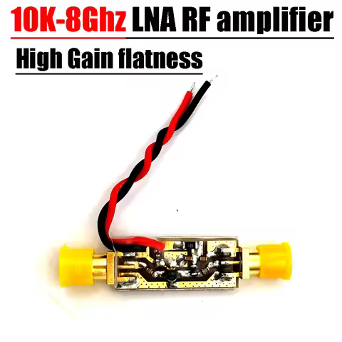 LNA 10Khz-8Ghz RF Amplifier High Flat Gain 25db 30db 20db 10db 40db Low Noise Amplifier For HAM Radi