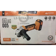 Daewoo DALAG005 18V cordless 115mm angle grinder