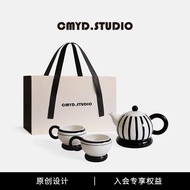 GG Kitchen G2 J4 CMYD Design Hand-Painted Teapot Teacup New Home Gift Household Ceramic Afternoon Te