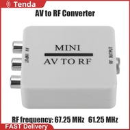 AV To RF Video Converter Mini HD Video Adapter Box Support 67.25/61.25MHz