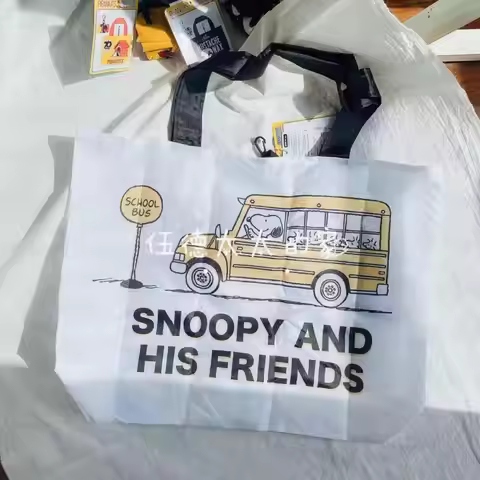 Authentic Japanese Snoopy 70Th Anniversary Limited Edition Super Cute Eco Friendly Bag Handbag Easy 