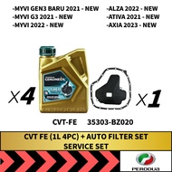 PERODUA CVT FE (1L 4PC) GEAR OIL + AUTO FILTER (35303-BZ020)