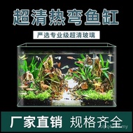 Crystal Direct Sales Lobby Office Big Fish Tank Fish Tank Super Hotel White White Daigou Factory Gol