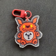 Acrylic Keychains | Digimon Agumon Gabumon Renamon Gatomon Veemon  | Handmade | (AviDaVinki)