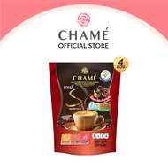 CHAME’ Sye Coffee Pack 3 king (4  ซอง) กาแฟทางเลือกเพื่อสุขภาพ ผสาน 3 สมุนไพรจักรพรรดิ (ถังเช่า เห็ดหลินจือโสม)