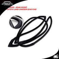 ยางขอบประตูท้าย หลัง-ขวา R-Rh สีดำ Toyota Aftermarket Land Cruiser FJ40 FJ45 BJ40 45 HJ45 ประตู ปี