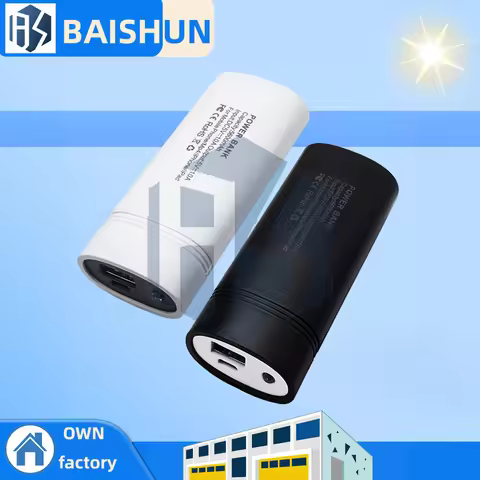 1PCS Detachable Design With Indicator Light For Smart Phone Power Bank Case Battery Practical For 18