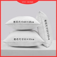 Matte Pillow with Core 45x45 30x50 Sofa Cushion Pillow Core Feather Cotton Inner Liner Waist Pillow 