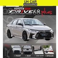 TOYOTA VIOS AC100 2023 2024 2025 ORIGINAL THAILAND DRIVE68 PLUS ABS BODYKIT SPOILER WITH PAINT
