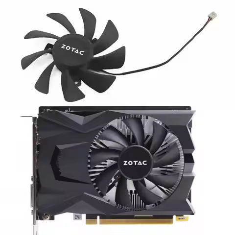 New GPU fan 2PIN 85MM GA92S2U DC 12V 0.46A suitable for ZOTAC GeForce GTX 1650 SUPER-4GD6 graphics c