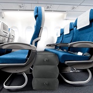 Airplane Foot Rest Travel Foot Rest Pillow Inflatable Travel Foot Rest for Airplanes Adjustable Heig