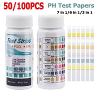 50/100strips Swimming Pool Ph Test Paper Drinking Water Test Strip Nitrite Ph Hardness Acid Alkaline